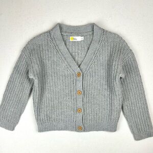 Boden V-Neck Button Down Cable Knit Sweater Cardigan Preppy